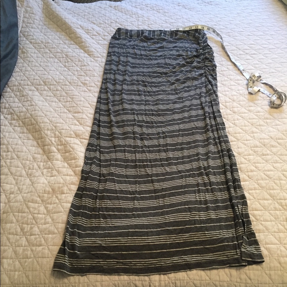 Athleta striped maxi skirt